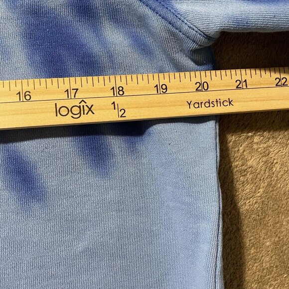 Champion Sweatshirt Womens Size Medium Blue Tie Dye Crewneck Long Sleeve Shirt - Picture 7 of 9